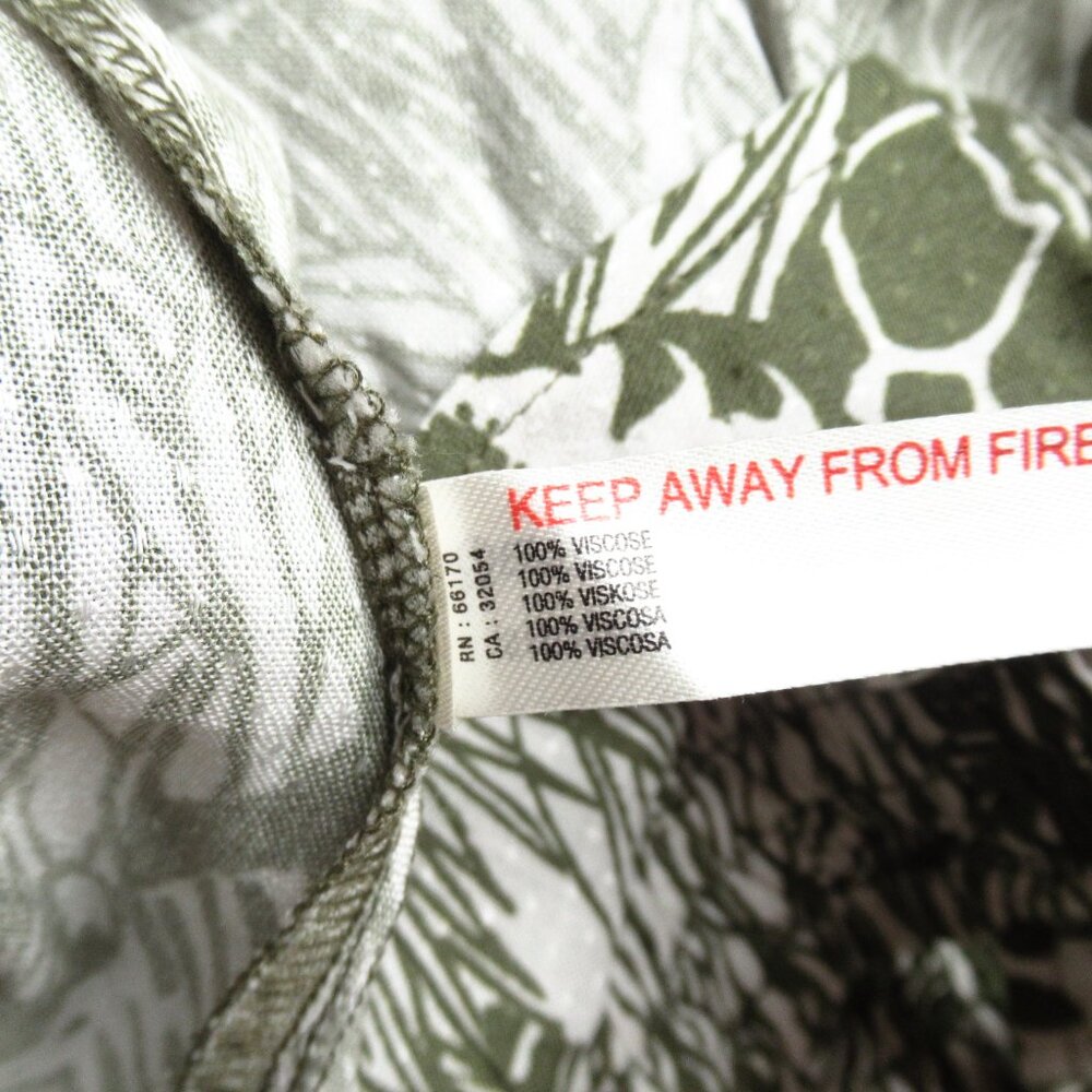 By Anthropologie Piper Square-Neck Smocked Cut-Out Mini Dress Moss Green Bandeau - Picture 9 of 10